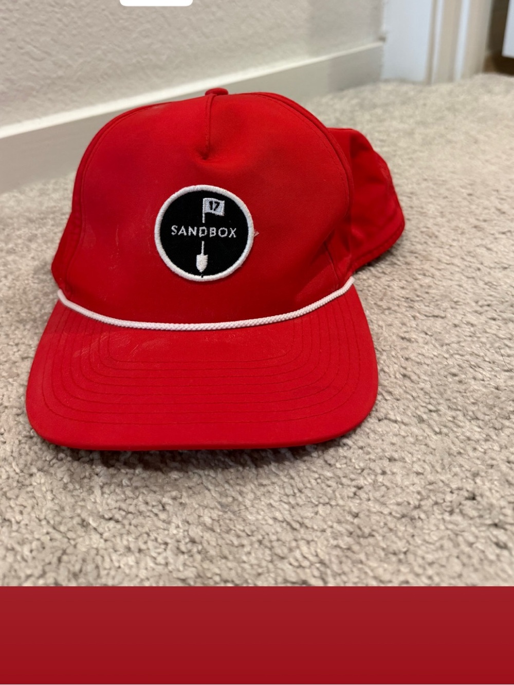 Sand Valley Red Golf Cap